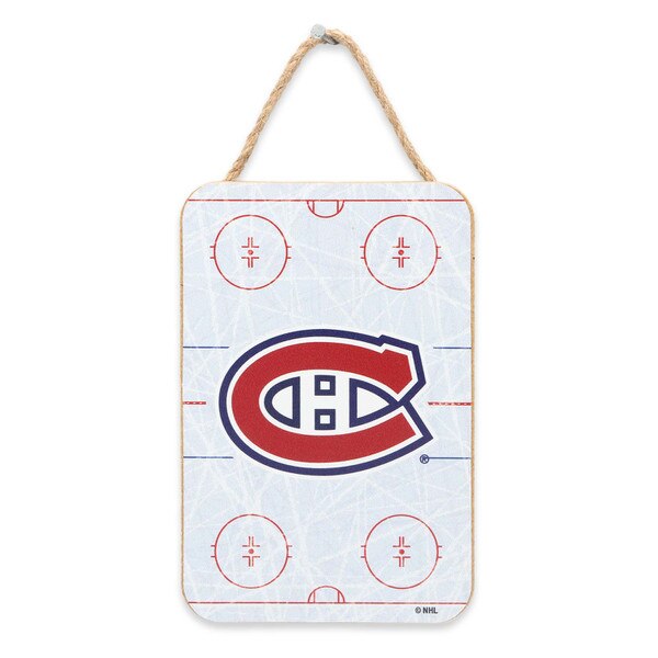Montreal Canadiens Rink Hanging Wood Wall Decor Open Road Brands